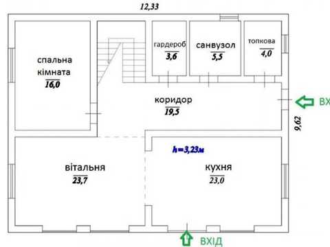 дом по адресу с. Зазимье, Підлісна ул.