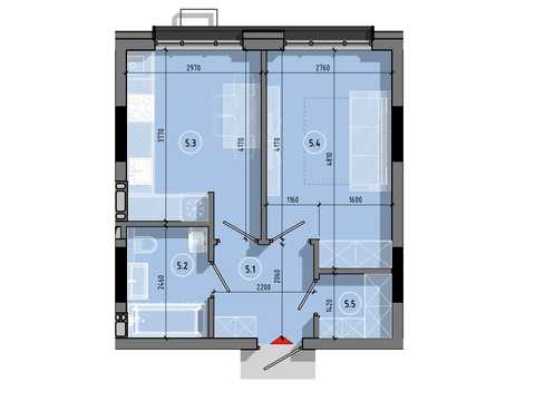 квартира за адресою с. Софіївська Борщагівка, Ольги Кобилянської вул. (Горького), 2