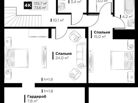квартира по адресу Червоної Калини ул., 8