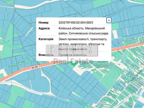 ділянка за адресою Центральна вул.