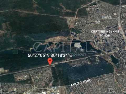 участок по адресу Берестейське шоссе (Брест-Литовське)