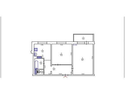 квартира по адресу Здолбуновская ул., 3
