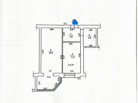 квартира за адресою Геннадія Біліченка вул. (Петровського), 41-А к 3,4