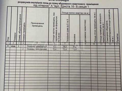 комерційна за адресою Київ, Федора Ернста вул., 1