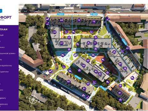 квартира по адресу Львов, Новознесенская ул., (ЖК Новий форт (будинок 5))