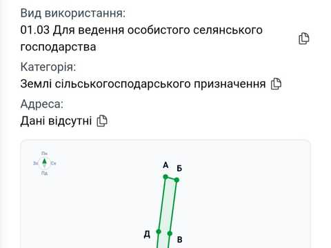 ділянка за адресою с. Малі Підліски, 