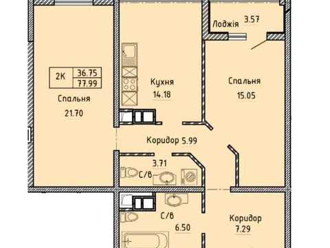 квартира за адресою Одеса, Шевченка просп., 29/1