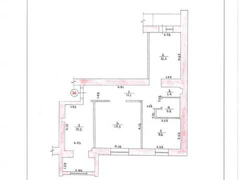 квартира по адресу Грушевського ул., 108А