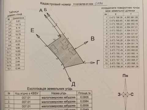 ділянка за адресою Черкаси, Короля Данила вул. (38-ї Армії), 101