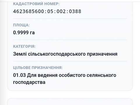 ділянка за адресою 