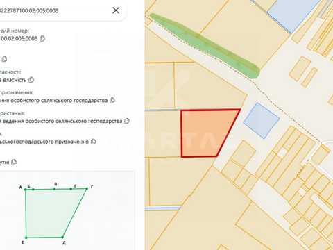 ділянка за адресою с. Липівка, Польова, 2