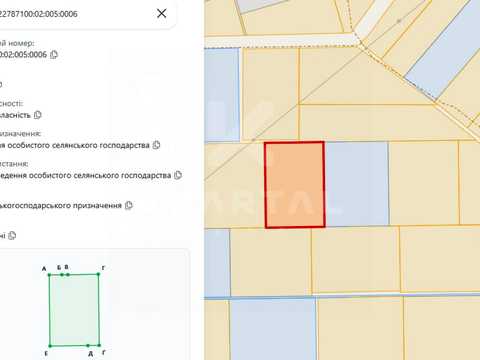 ділянка за адресою с. Липівка, Дружби, 7