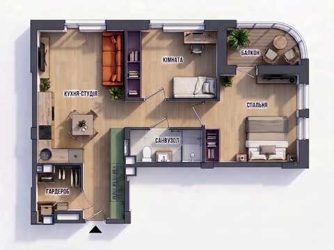 квартира за адресою Братів Шеметів вул., 7