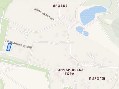участок по адресу Лауреатська ул., 104-а