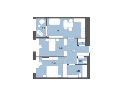 квартира за адресою Карла Мікльоша вул., (Будинок 2)