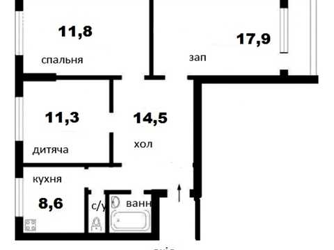 квартира за адресою Йорданська вул. (Лайоша Гавро), 11-А