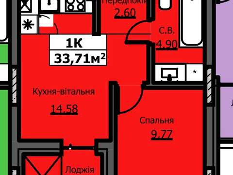 квартира за адресою Станційна вул., (Будинок 1)