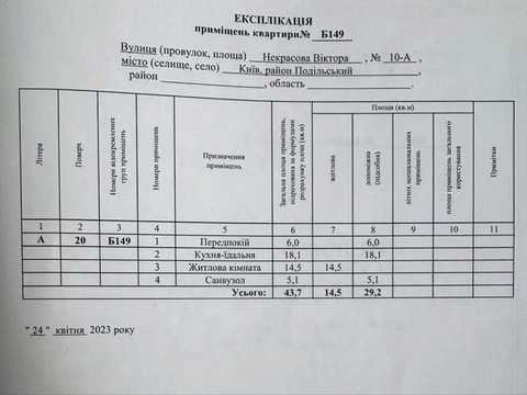 квартира за адресою Віктора Некрасова вул. (Північно-Сирецька), 10-А