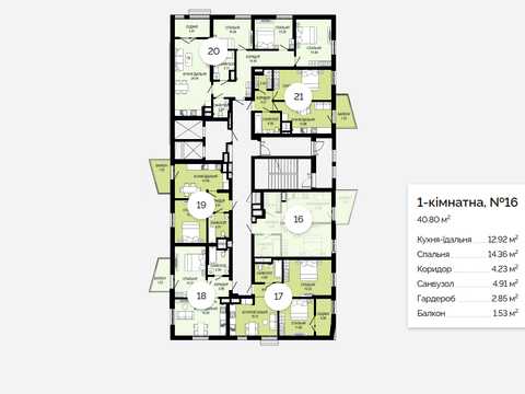 квартира по адресу Щурата ул., (Будинок 3)