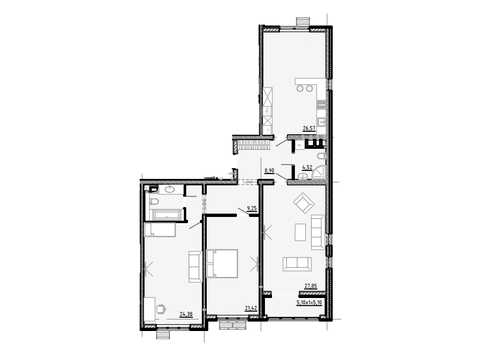 квартира за адресою Івана Франка пров., 40 к1