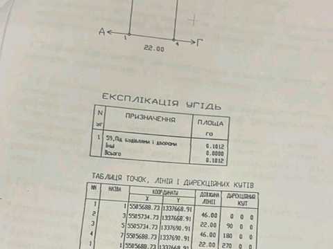 участок по адресу