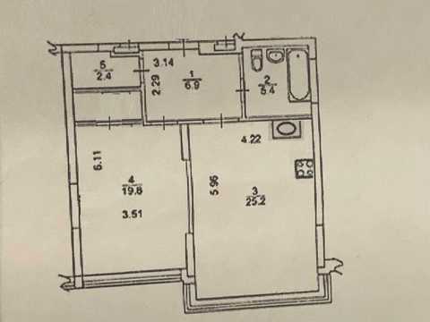 квартира по адресу Днепровская набережная ул., 14-Б