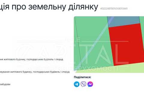 ділянка за адресою паркова алея, 36