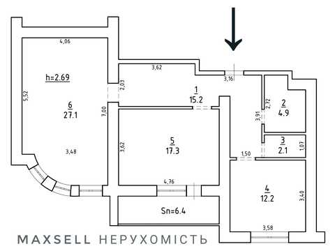 квартира за адресою Суми, Харківська вул., 3/2