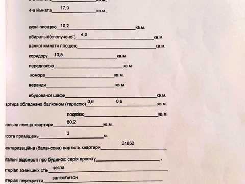 квартира за адресою Дмитра Яворницького просп. (Карла Маркса), 109