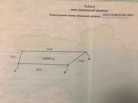 ділянка за адресою Лісова