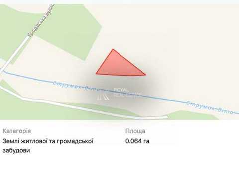ділянка за адресою Бродівська вул.