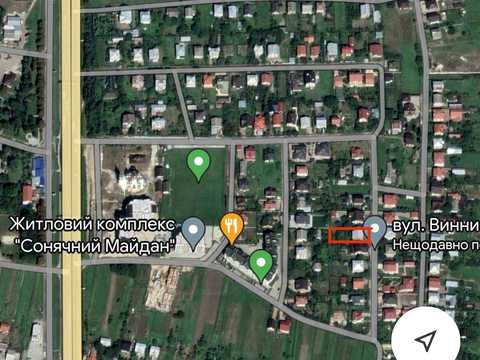 участок по адресу Владимира Винниченко ул., 11