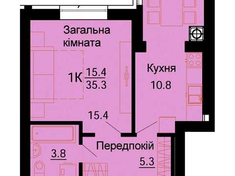 квартира по адресу Героев Небесной Сотни просп., 34