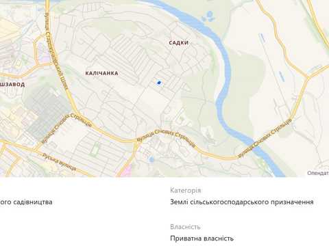 ділянка за адресою Чернівці, Смотрицька вул.