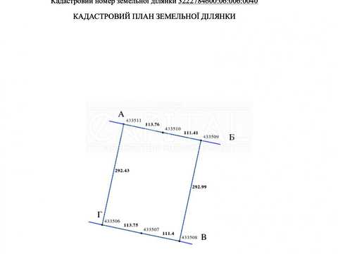 ділянка за адресою 