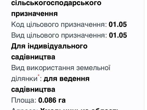ділянка за адресою 