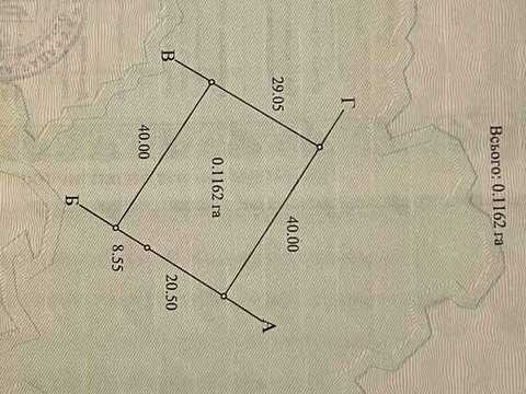ділянка за адресою Теніста