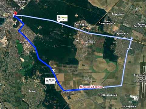 ділянка за адресою Шосе Т-10-16, 521