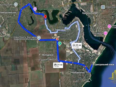 ділянка за адресою с. Молодіжне, Огородна, 8