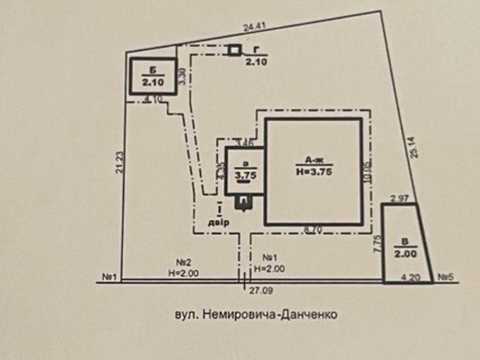 ділянка за адресою Одеса, Миколи Данченко