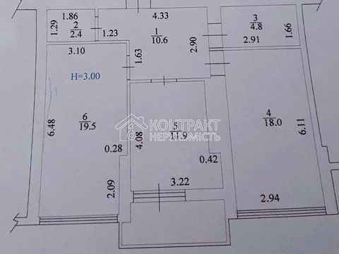 квартира по адресу Клочковская ул., 46