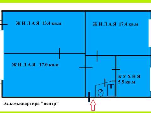 квартира по адресу Запорожская, 22