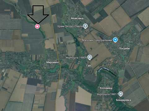 ділянка за адресою с. Бирлівка,