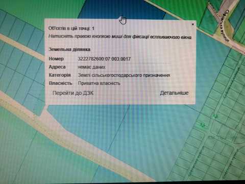 ділянка за адресою Софіївська