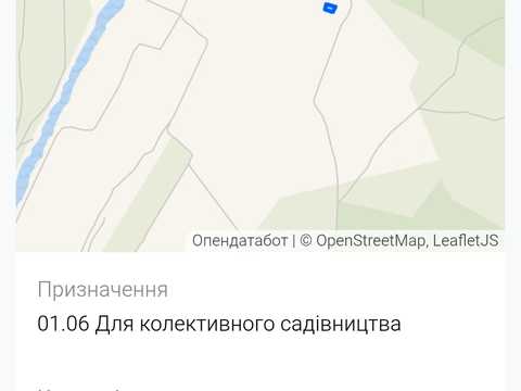 ділянка за адресою 
