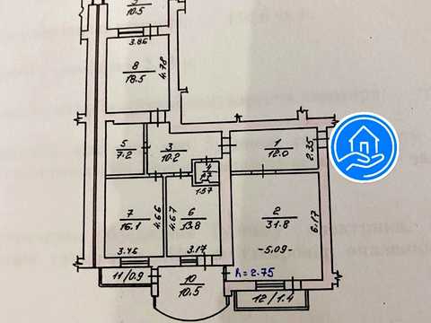 квартира за адресою Лазурна вул., 5 к11