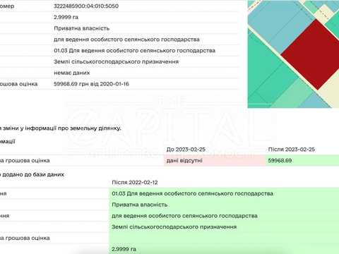 участок по адресу 