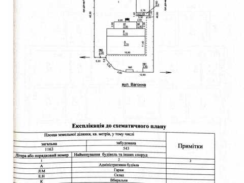 комерційна за адресою Запоріжжя, Вагонна вул., 111