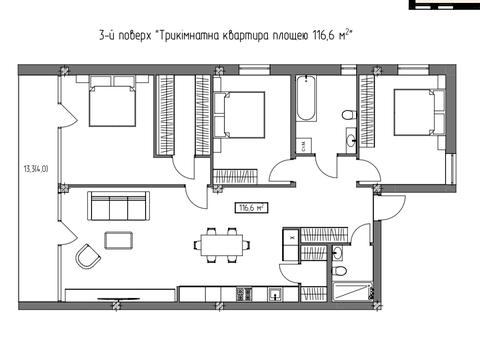 квартира за адресою Міклоша Берчені вул., 84