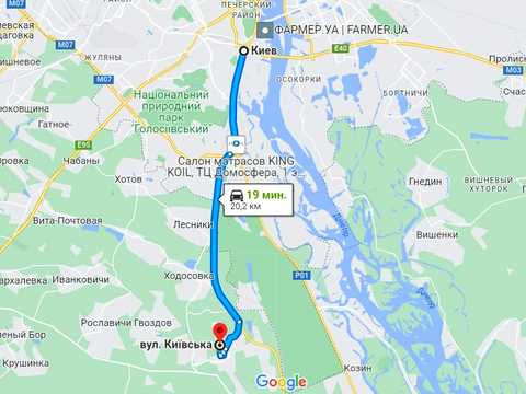 участок по адресу Киевская ул.